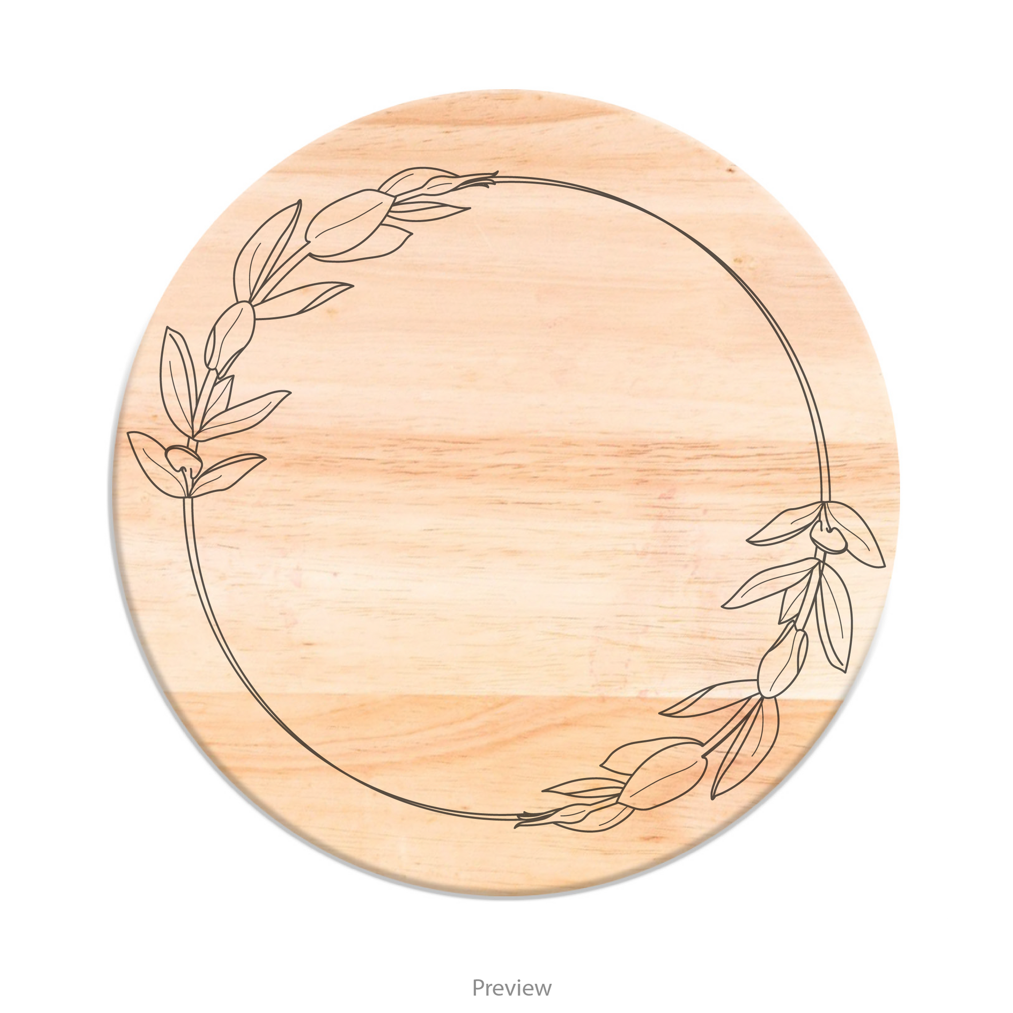 Custom Cheeseboard design option 1