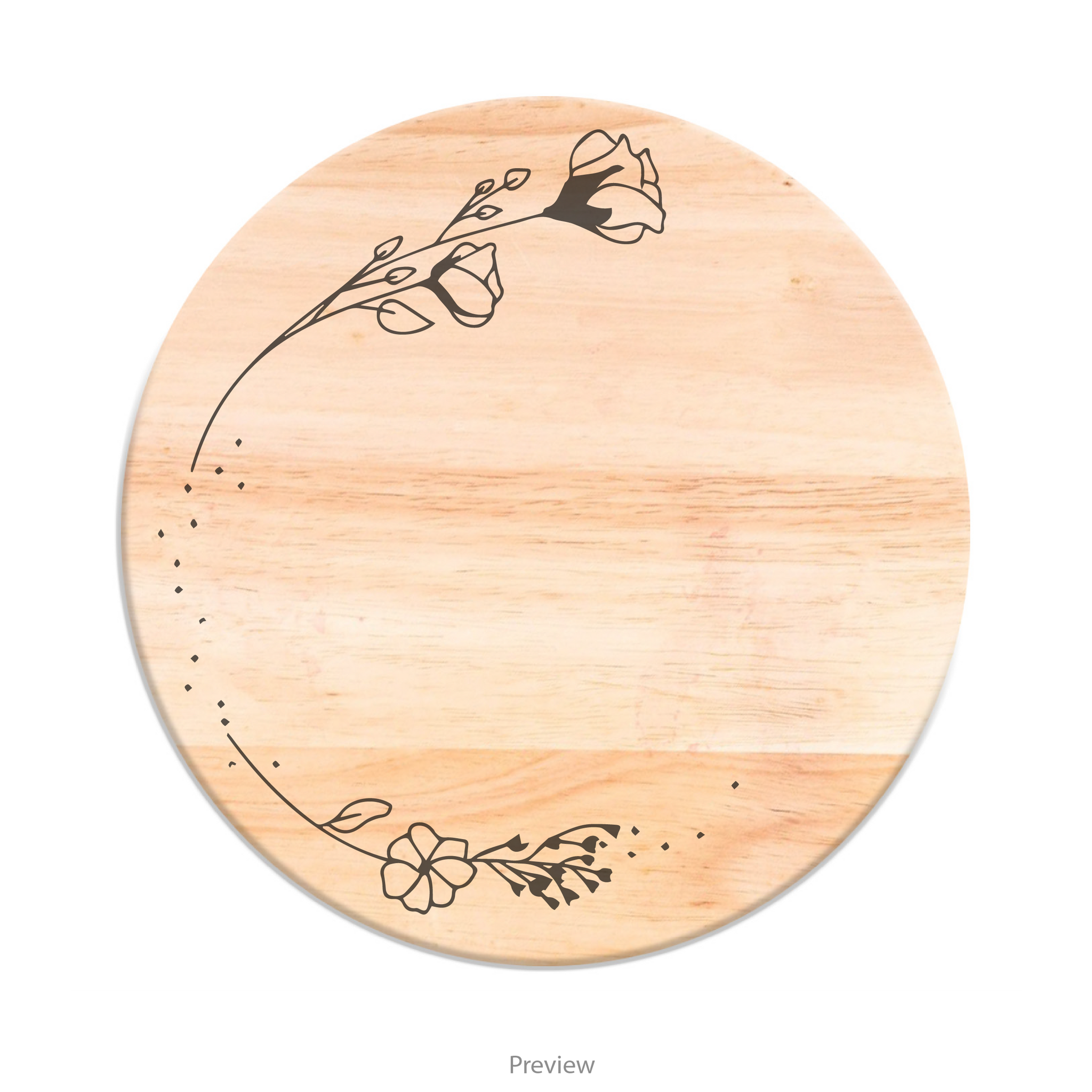 Custom Cheeseboard design option 3