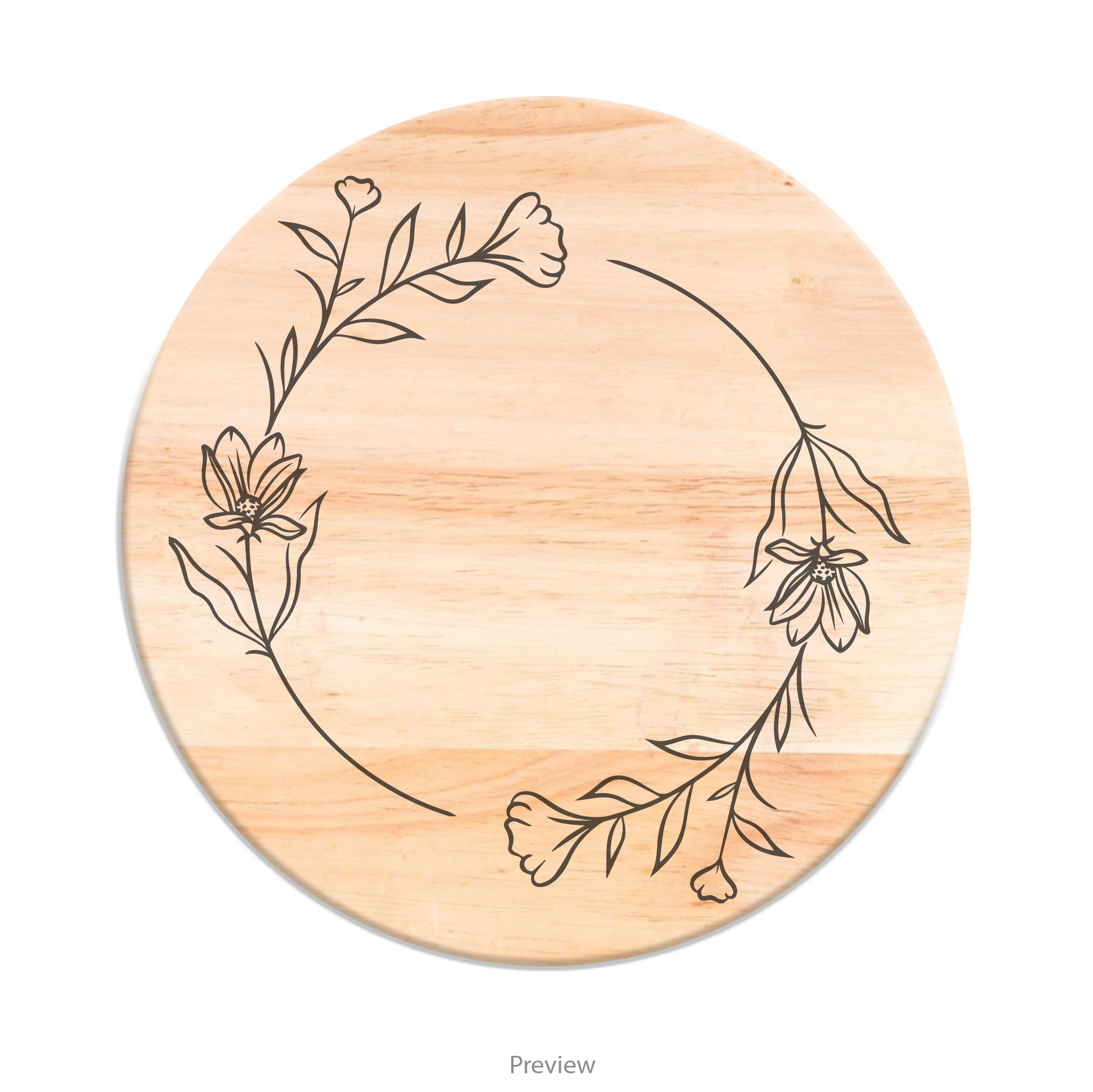 Custom Cheeseboard design option 4