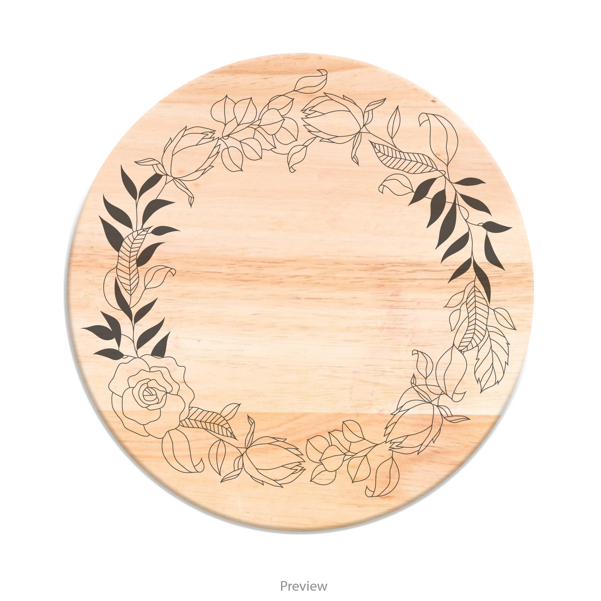 Custom Cheeseboard design option 6