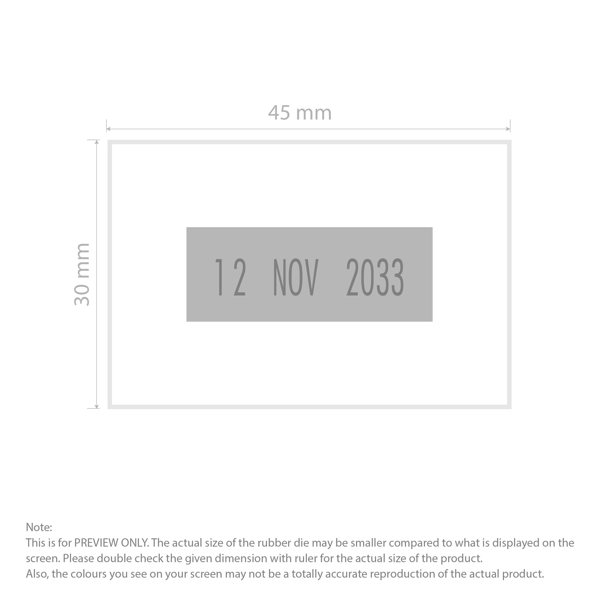 Self-Inking Rubber Stamp - Colop 2360 Dater