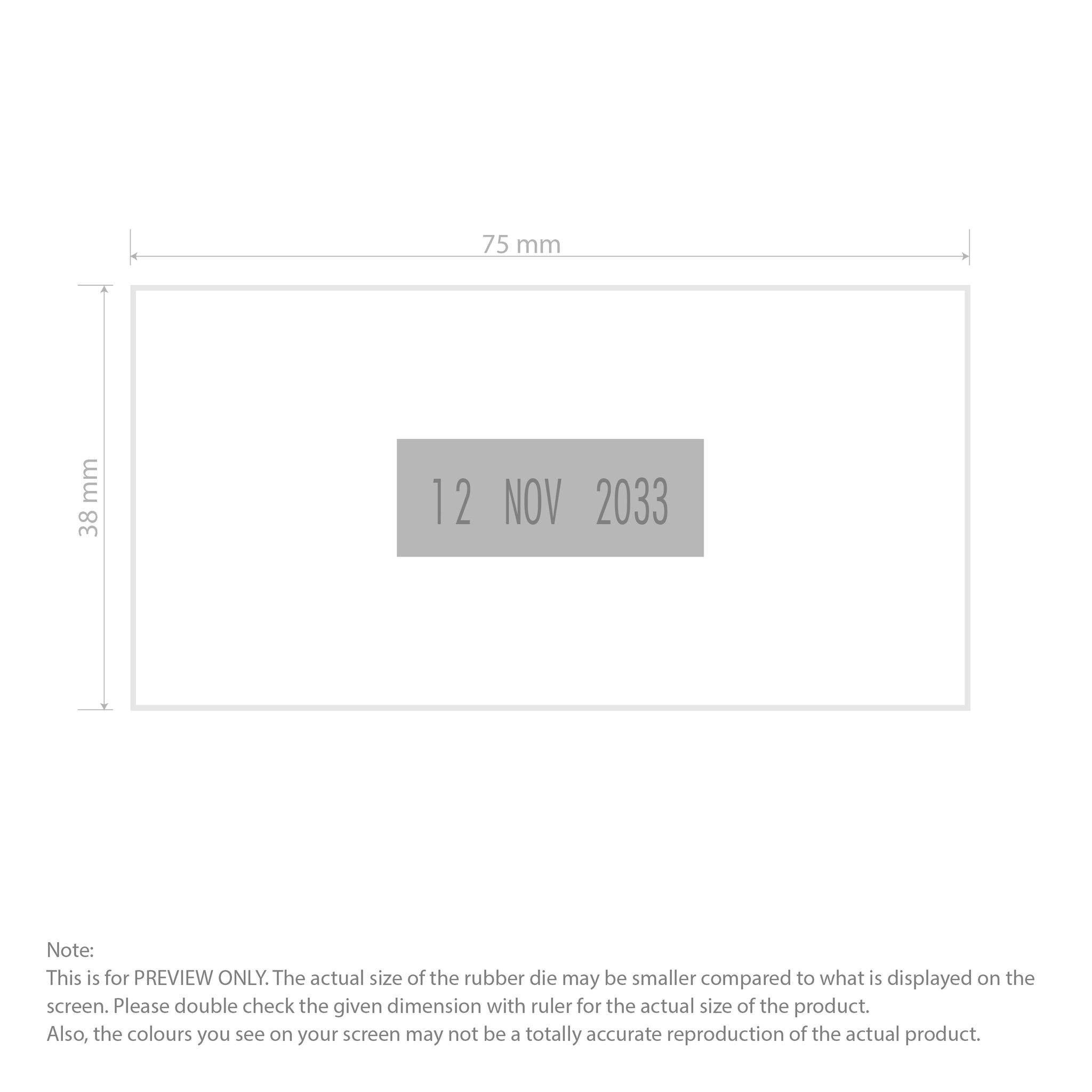 Self-Inking Rubber Stamp - Trodat 4726 Dater