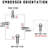 Embosser Stamp orientation guide