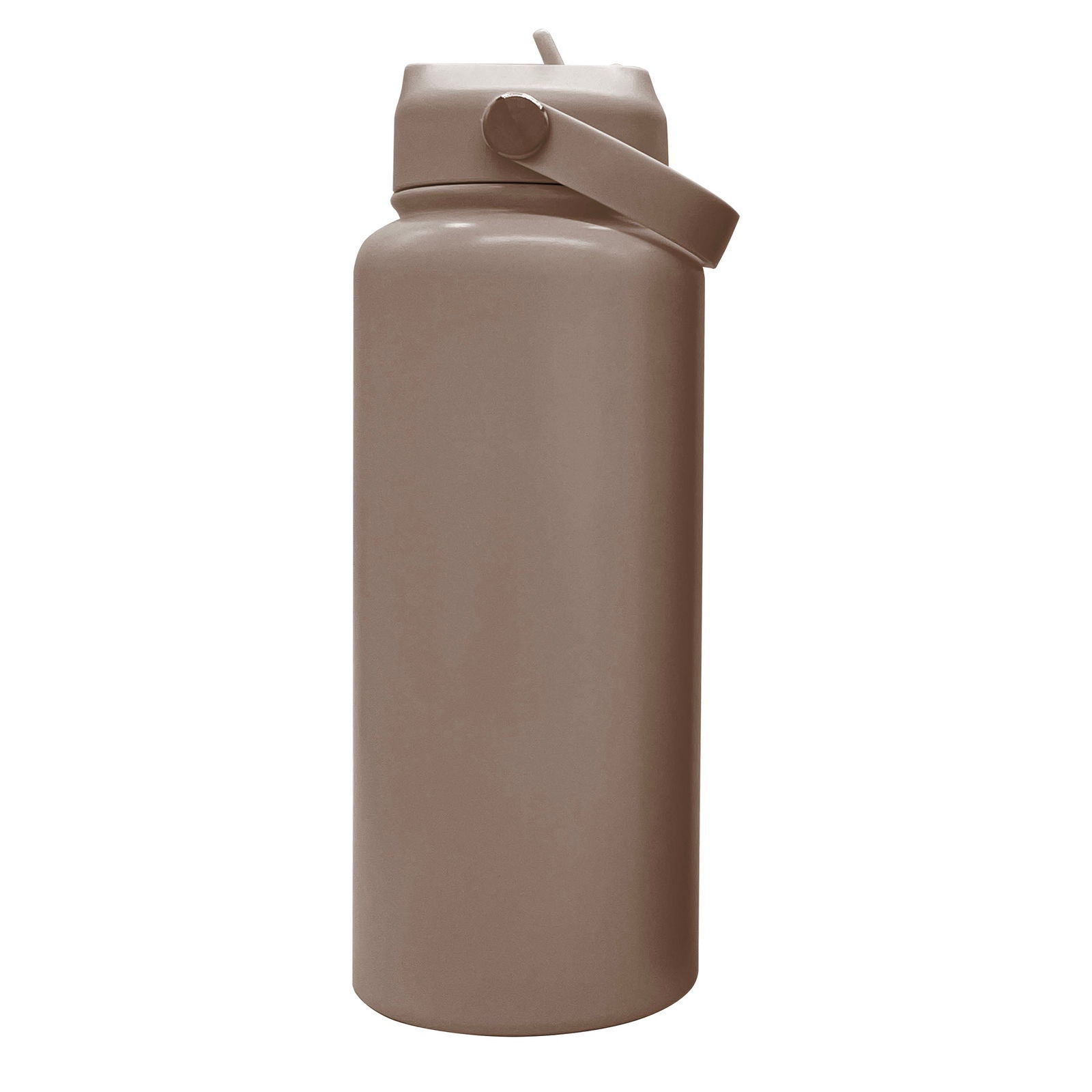 Engraved Father's Day Water Bottle template nude brown 