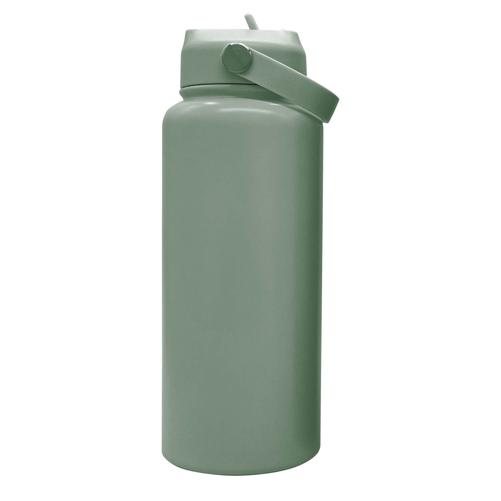 Engraved Father's Day Water Bottle template sage green 