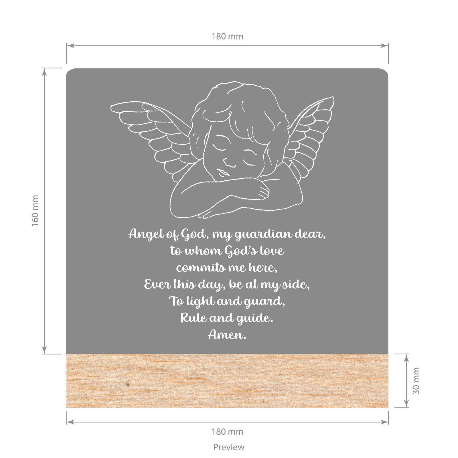 Guardian Angel LED Night Light template