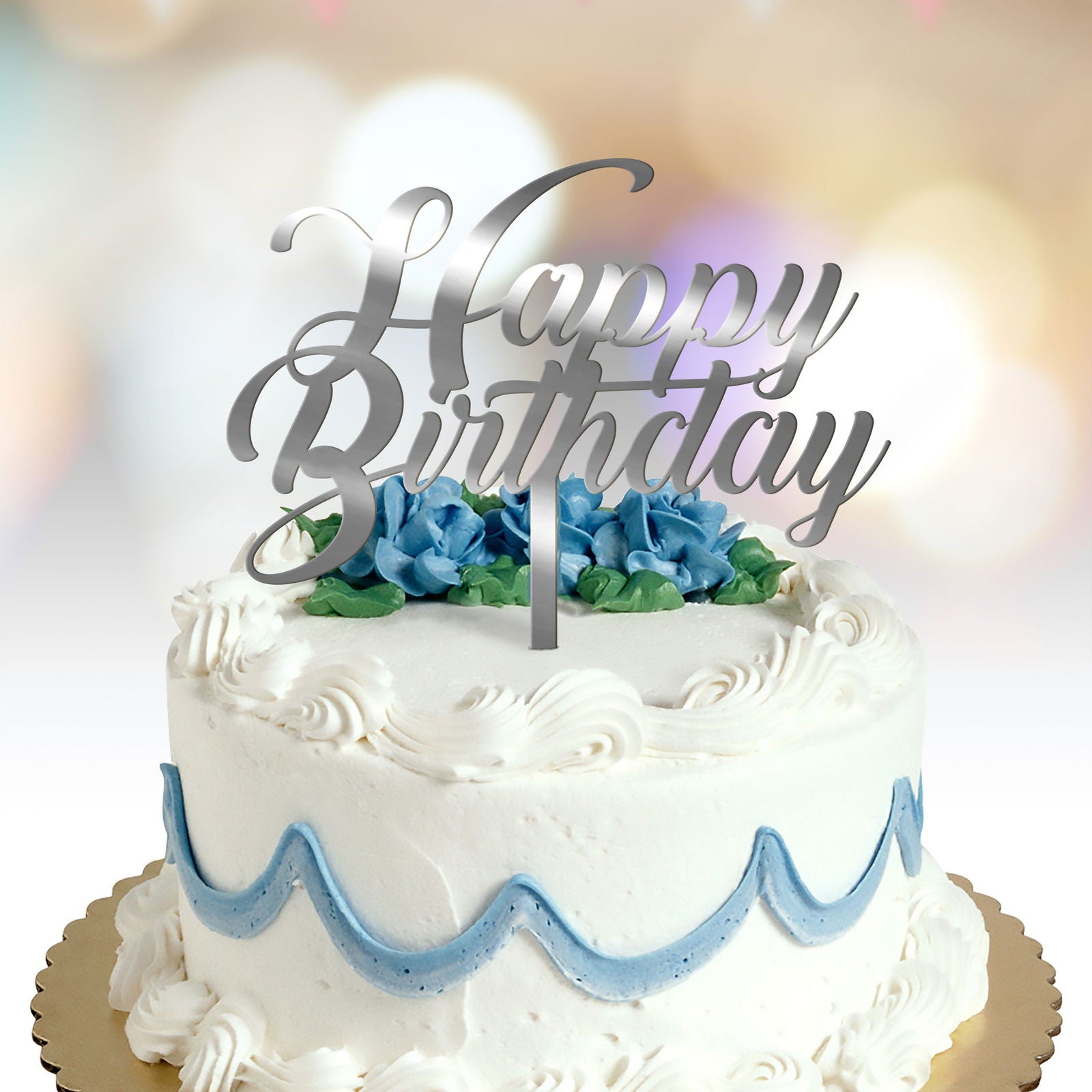 Happy Birthday Cake Topper - Personify 