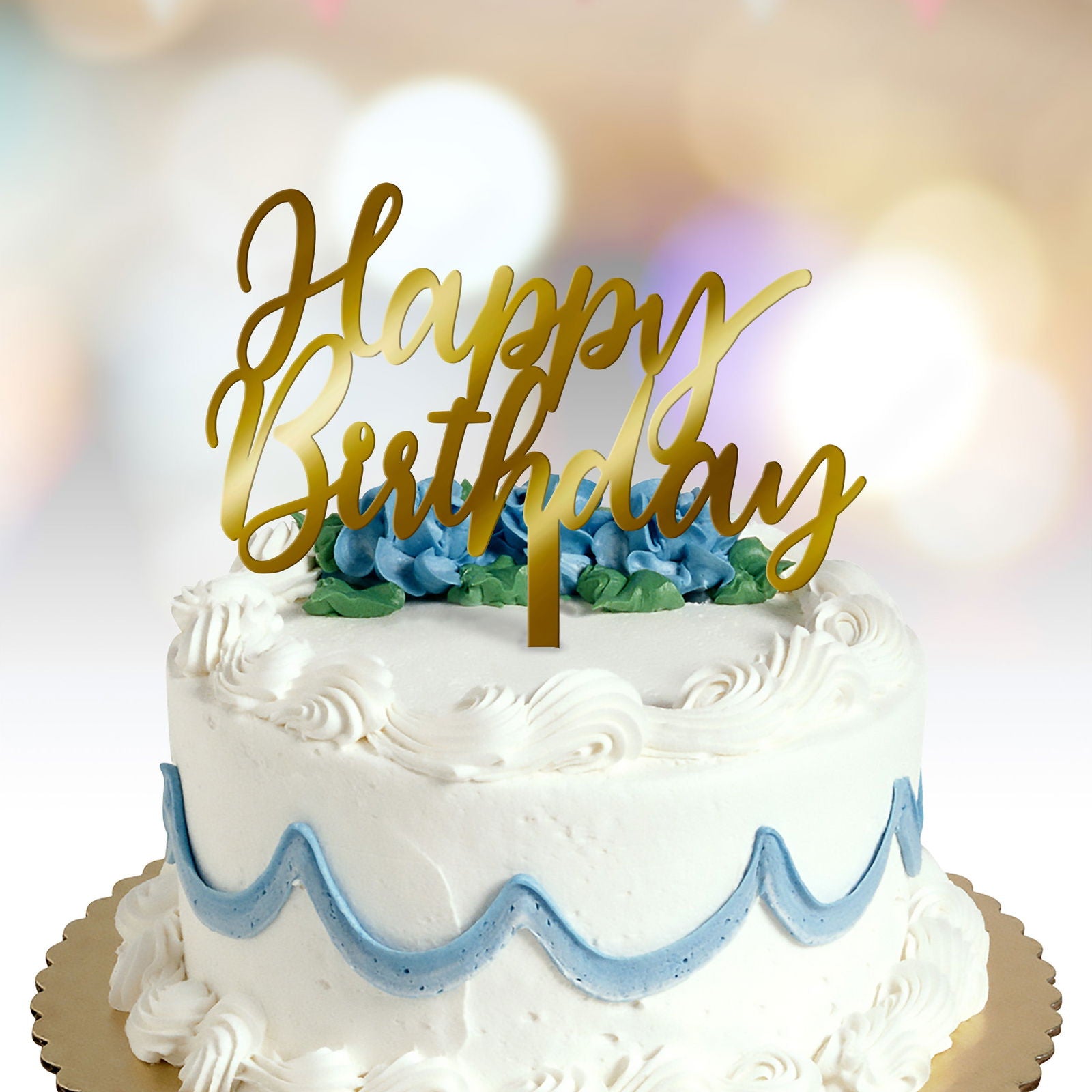 Happy Birthday Cake Topper - Personify 