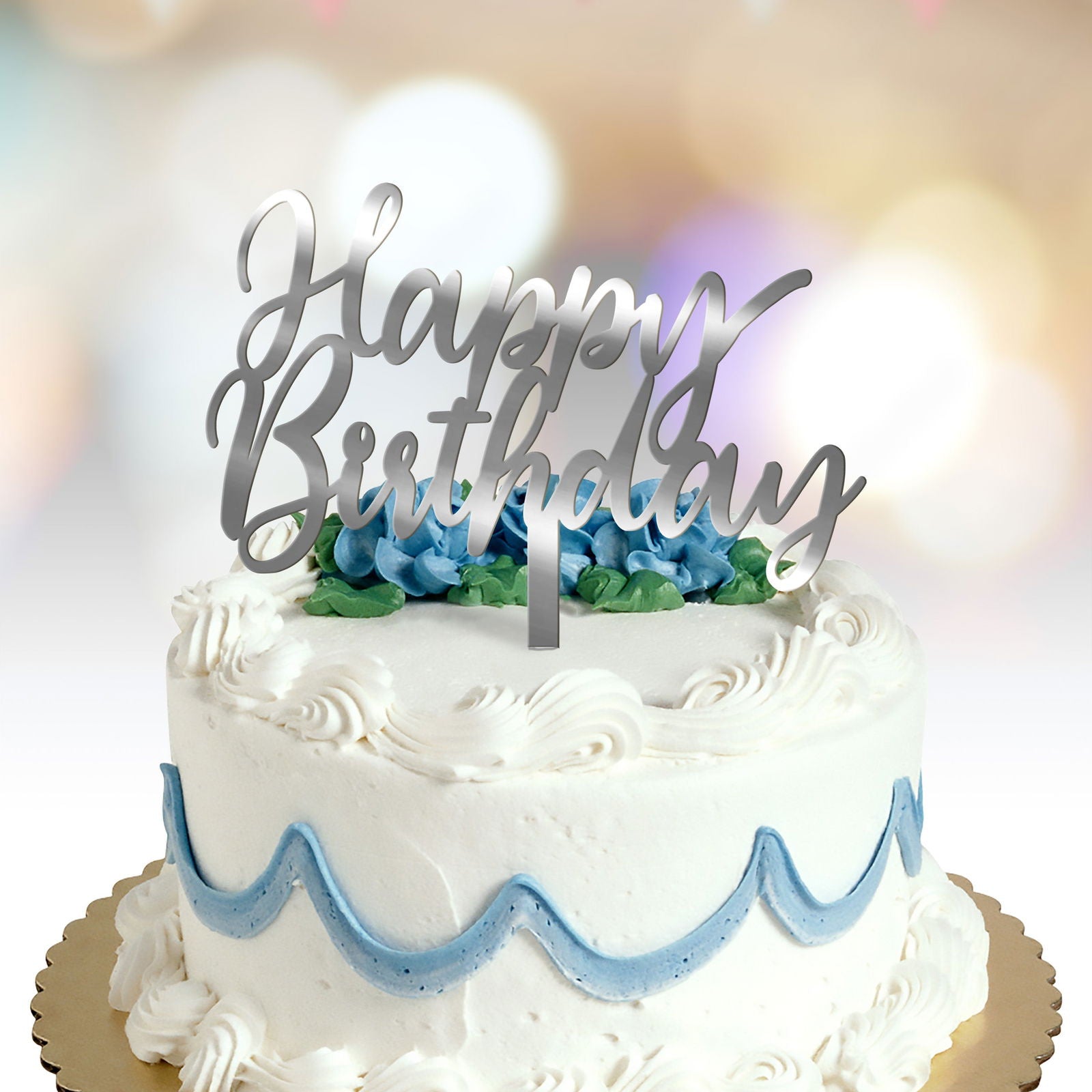 Happy Birthday Cake Topper - Personify 