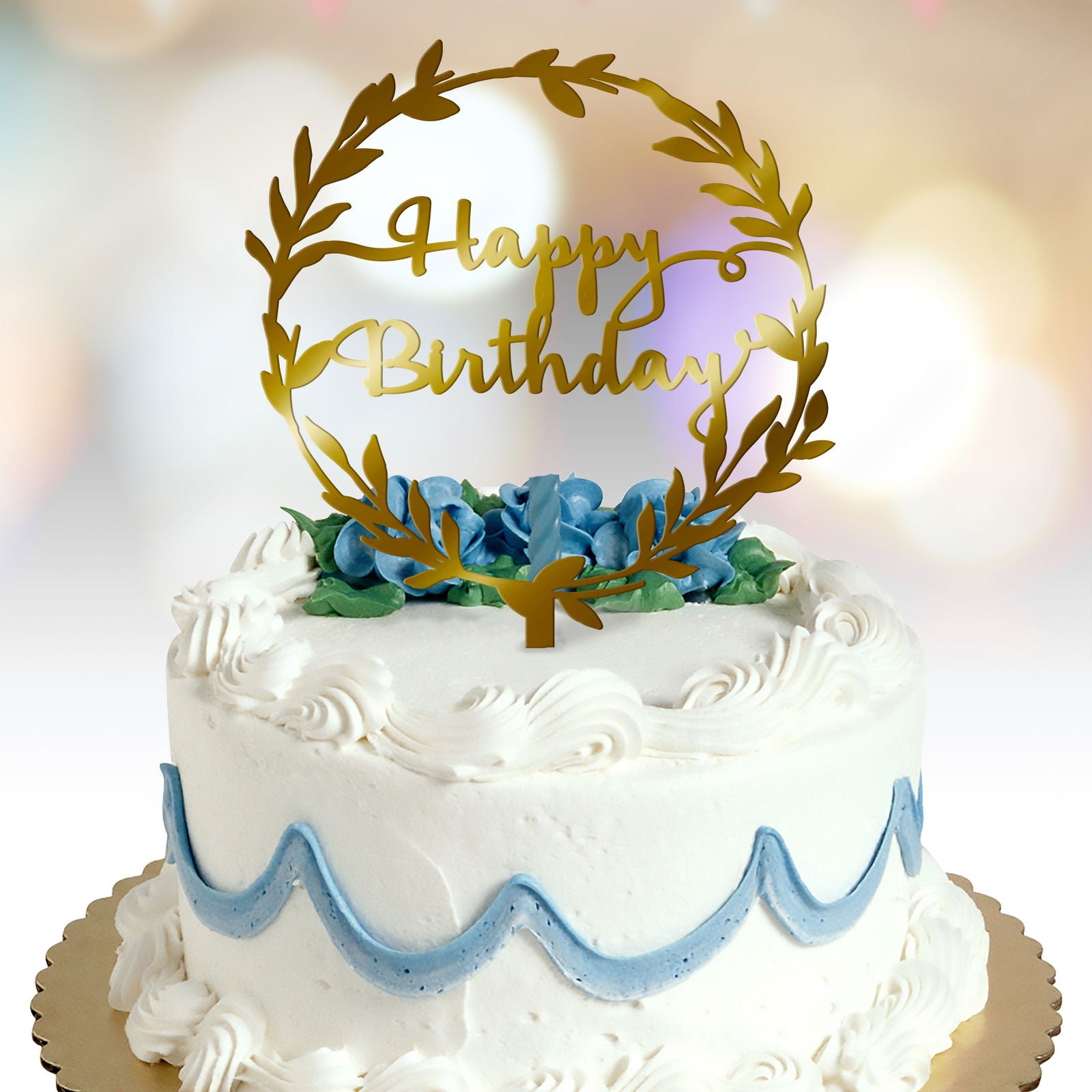 Happy Birthday Cake Topper - Personify 