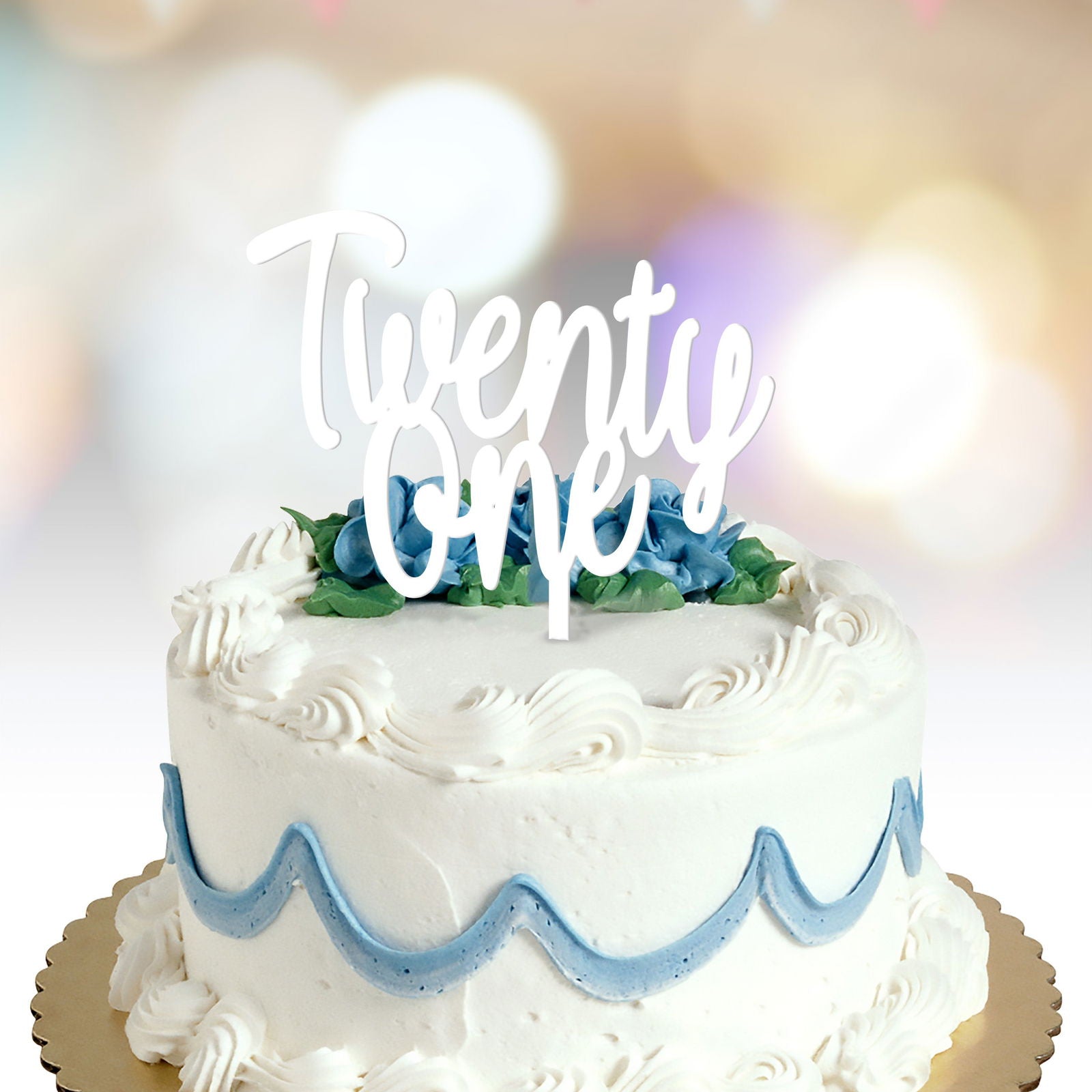 Happy Birthday Cake Topper - Personify 