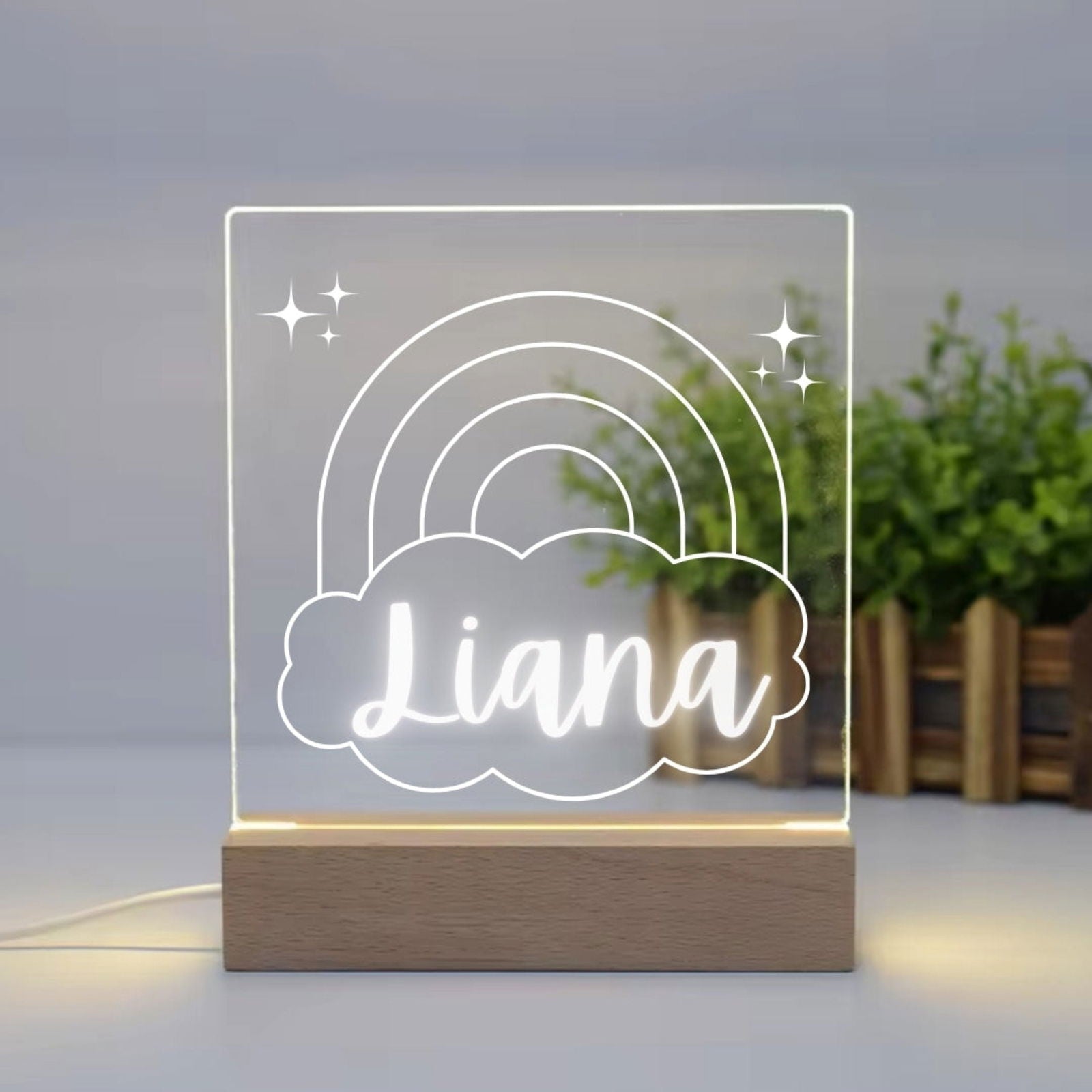 Kids LED Night Lamp sample rainbow liana