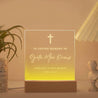 Memorial LED Night Lamp sample design 1