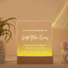 Memorial LED Night Lamp sample design 2