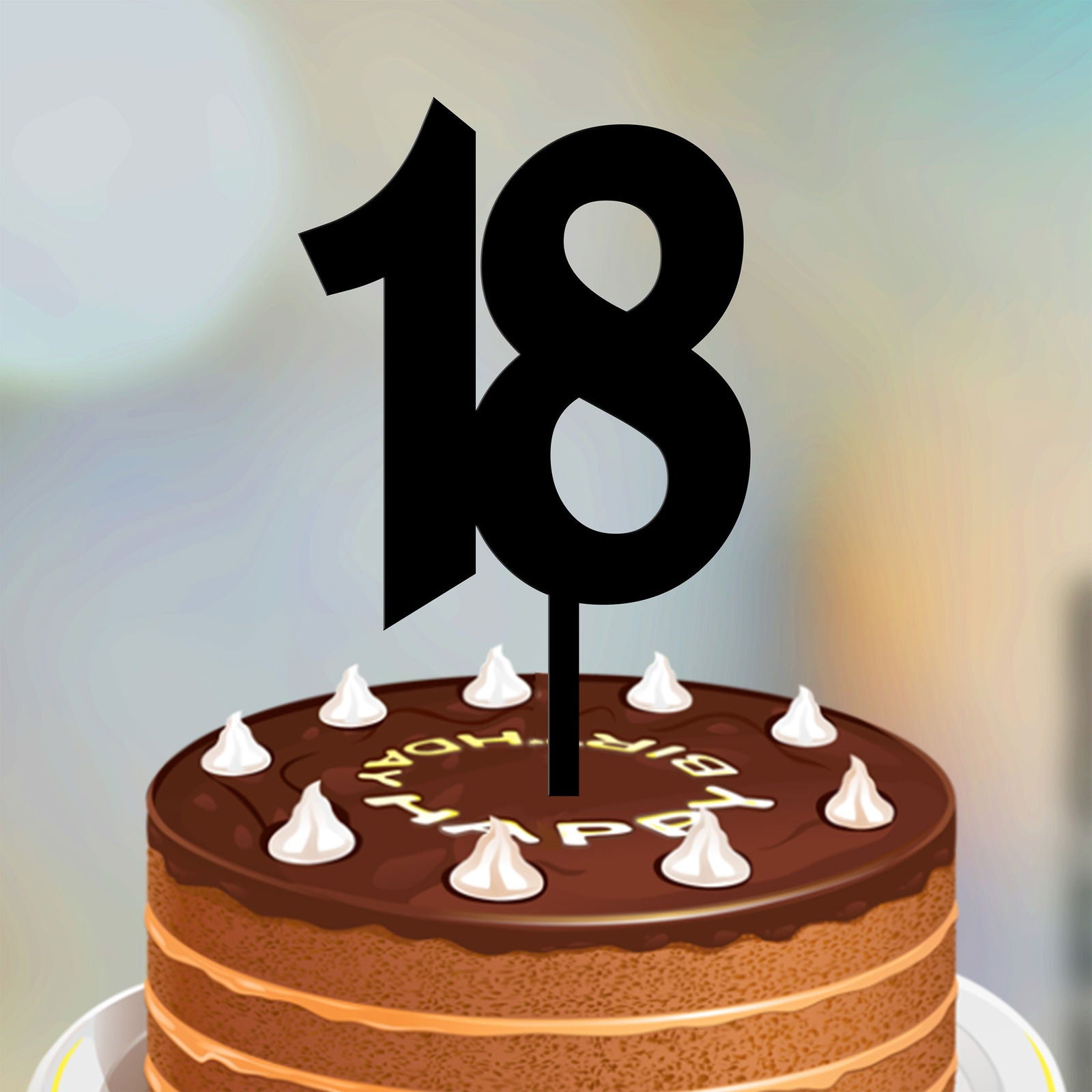 Numbers Cake Topper - Personify 