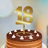 Numbers Cake Topper font 1 gold