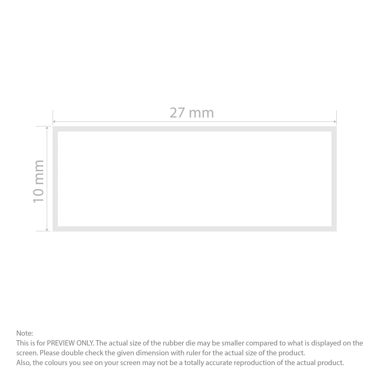 Self-Inking Rubber Stamp - Colop L10 impression template