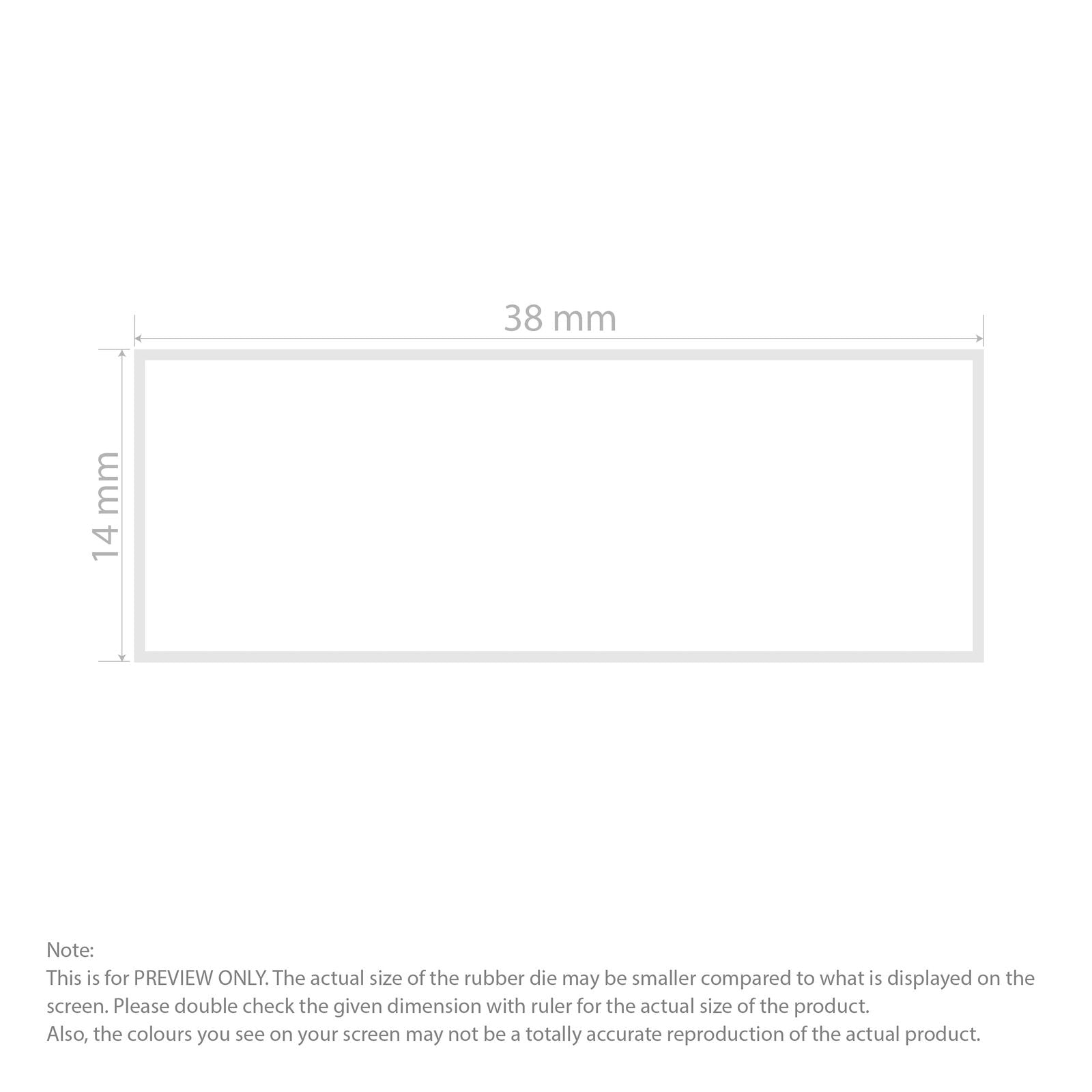 Self-Inking Rubber Stamp - Colop L20 template