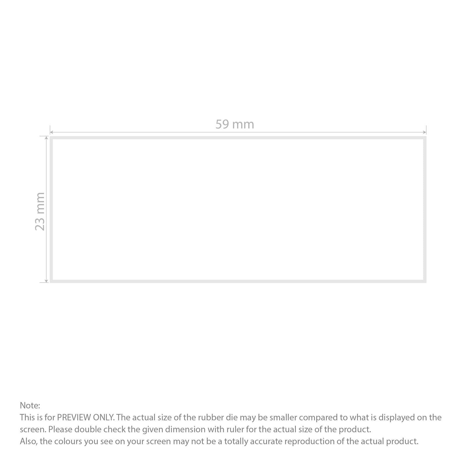 Self-Inking Rubber Stamp - Colop L40 template