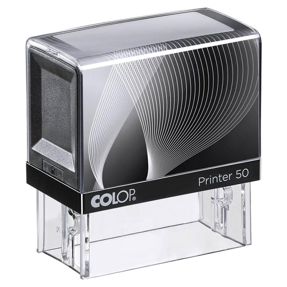 Self-Inking Rubber Stamp - Colop L50 sample