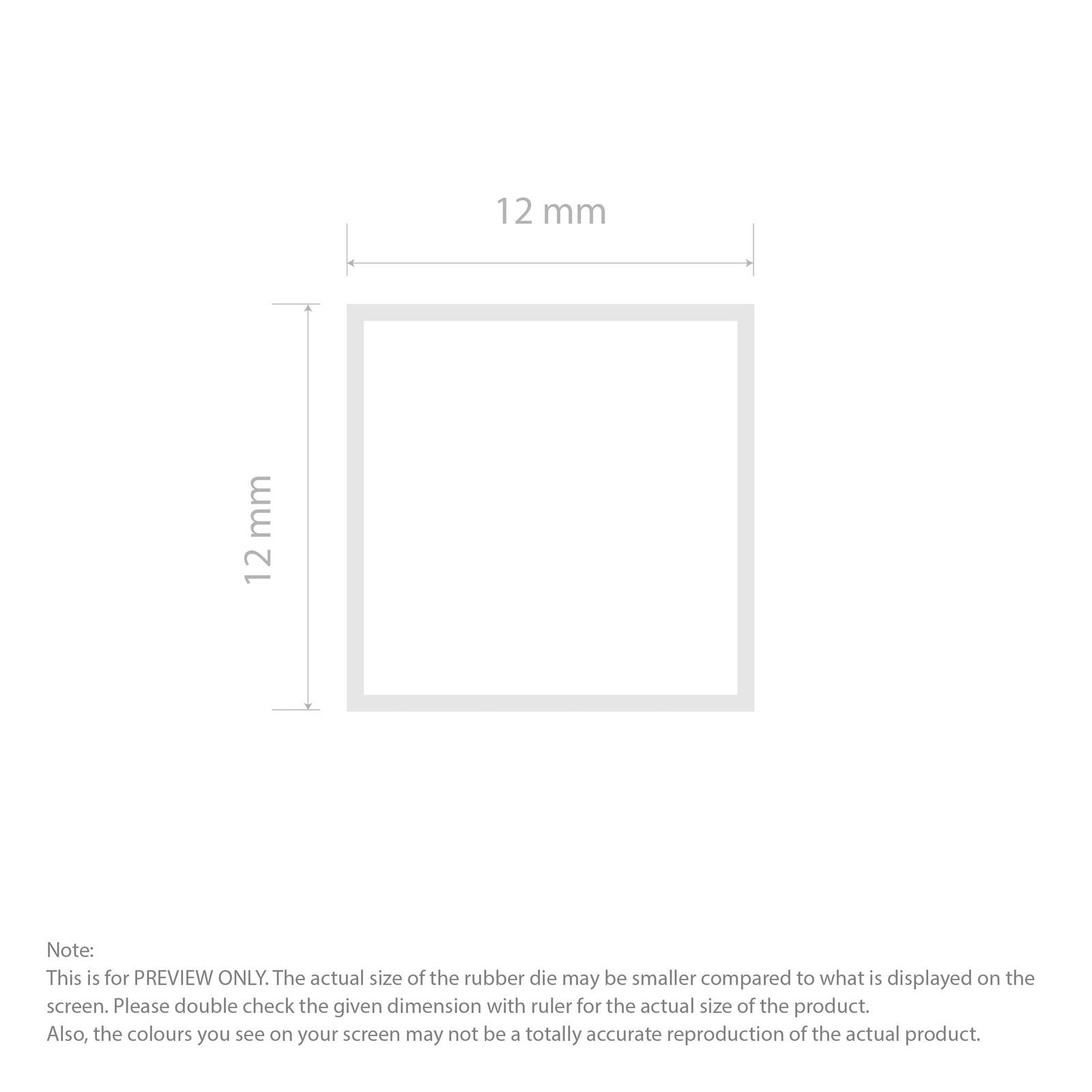 Self-Inking Rubber Stamp - Colop Q12 template