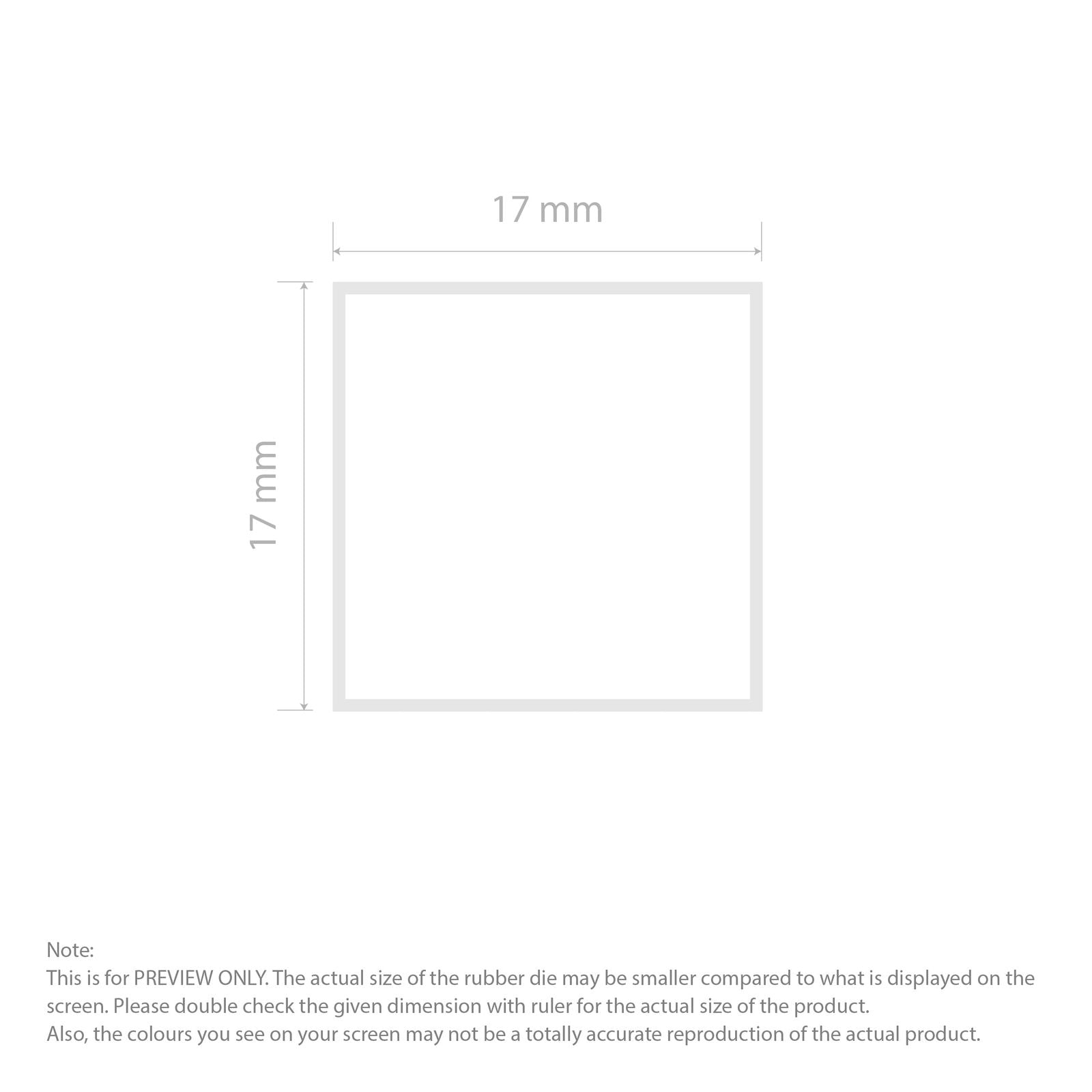 Self-Inking Rubber Stamp - Colop Q17 template