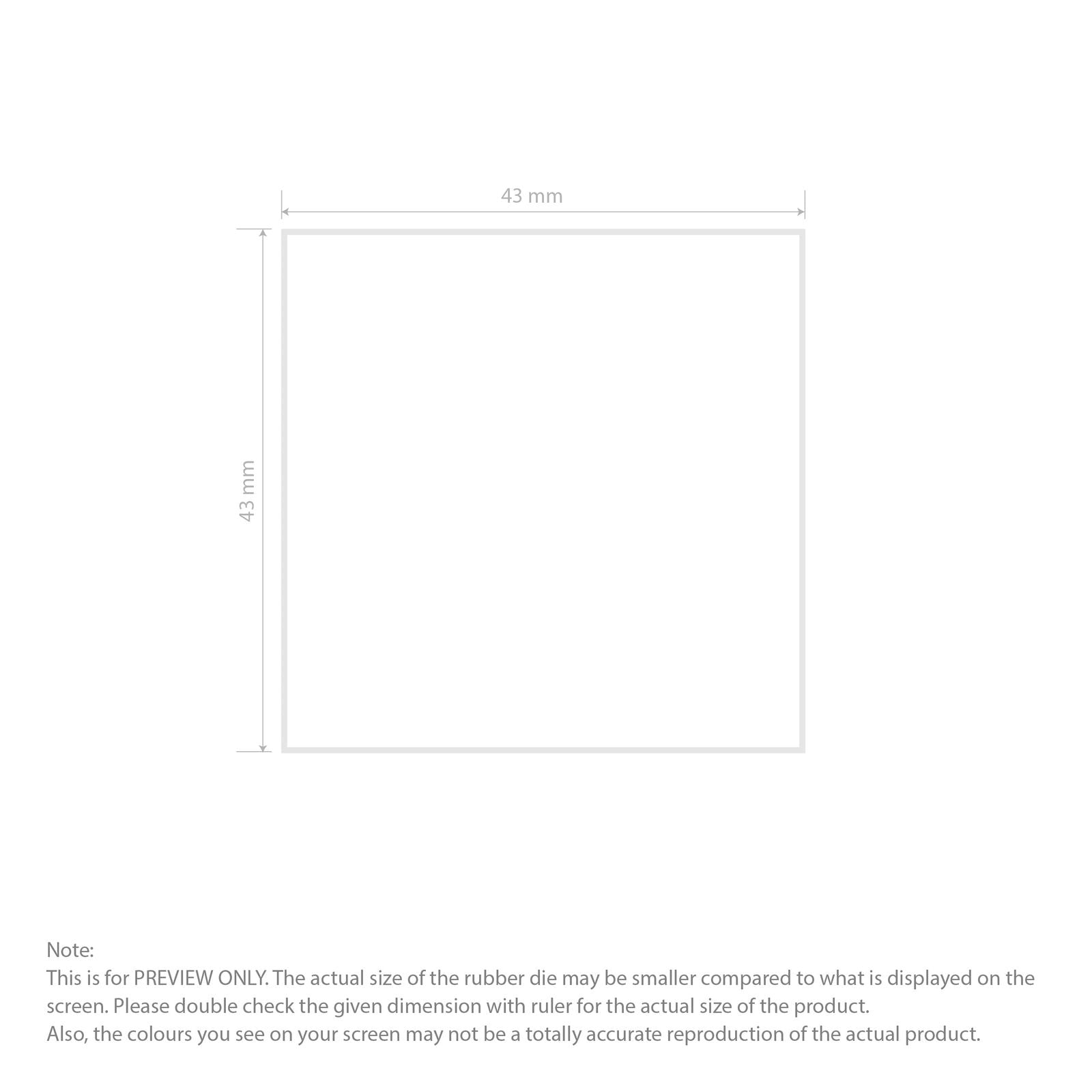 Self-Inking Rubber Stamp - Colop Q43  impression template