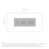 Self-Inking Rubber Stamp - Colop S260 Dater impression template