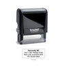 Self-Inking Rubber Stamp - Trodat 4912 with sample impression