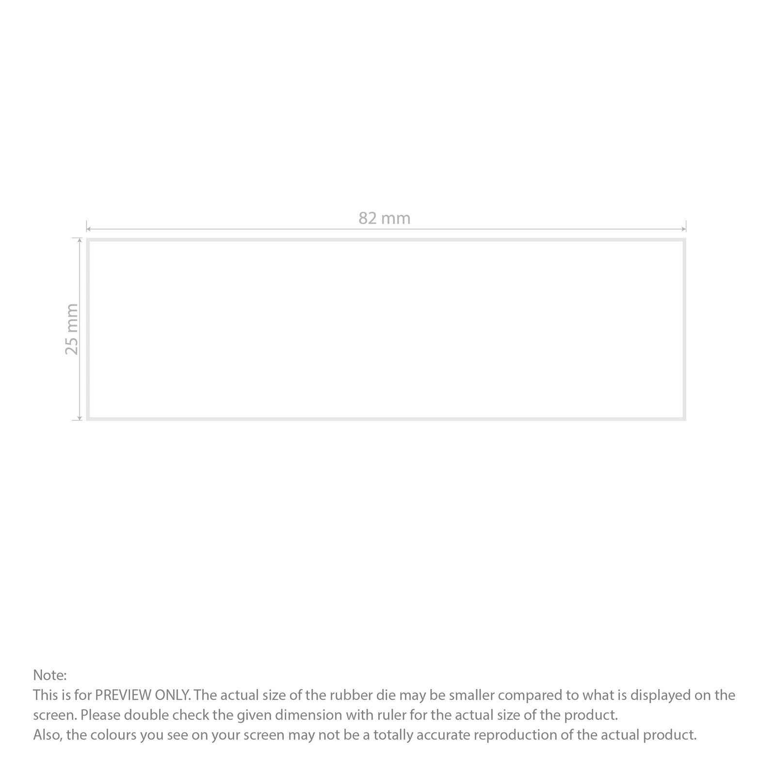 Self-Inking Rubber Stamp - Trodat 4925 impression template