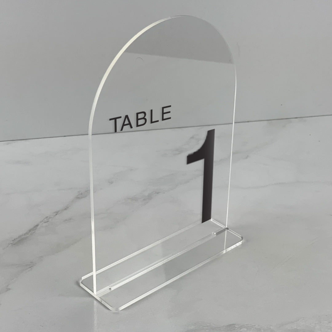 Acrylic Table Numbers NZ