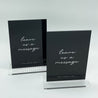 Well Wishes Wedding Sign samples  black option