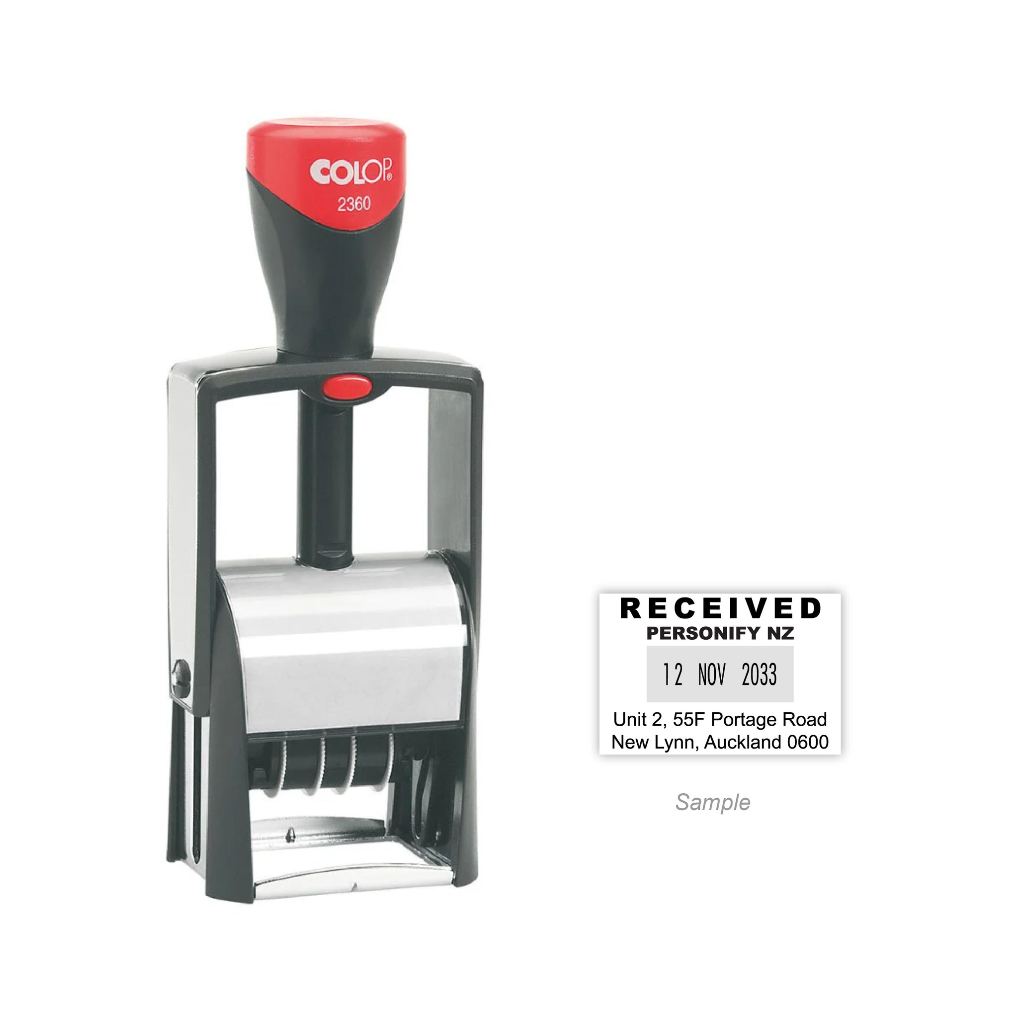 Self-Inking Rubber Stamp - Colop 2360 Dater